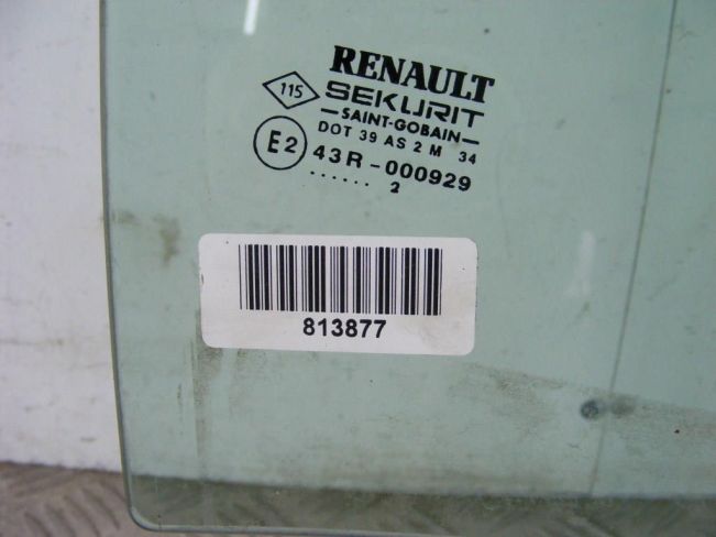 Стекло двери задней правой Renault Laguna 2 (2001-2007)