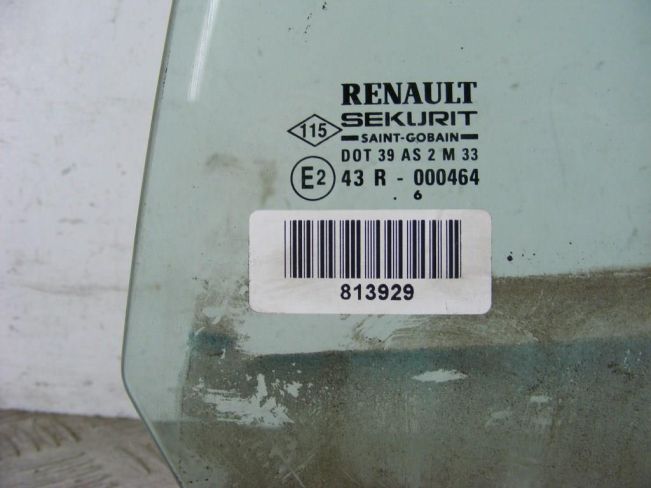 Стекло двери задней левой Renault Safrane (1992-2000)