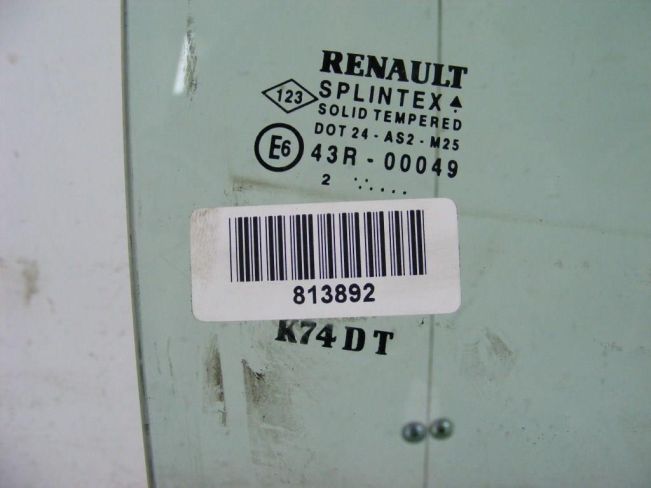 Стекло двери задней правой Renault Laguna 2 (2001-2007)