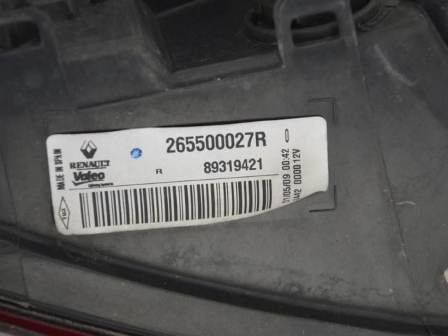 Фонарь крышки багажника правый Renault Megane 3 (2009-2016)