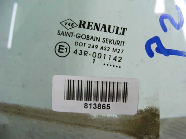 Стекло двери задней правой Renault Megane 3 (2009-2016)