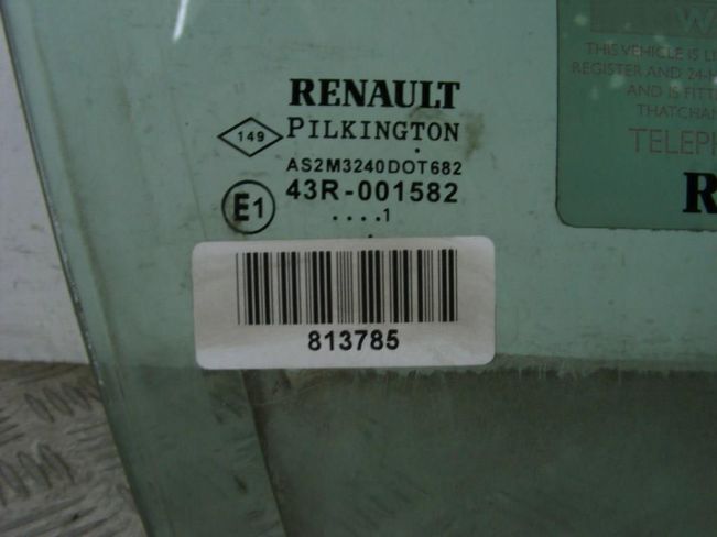 Стекло двери передней правой Renault Laguna 2 (2001-2007)