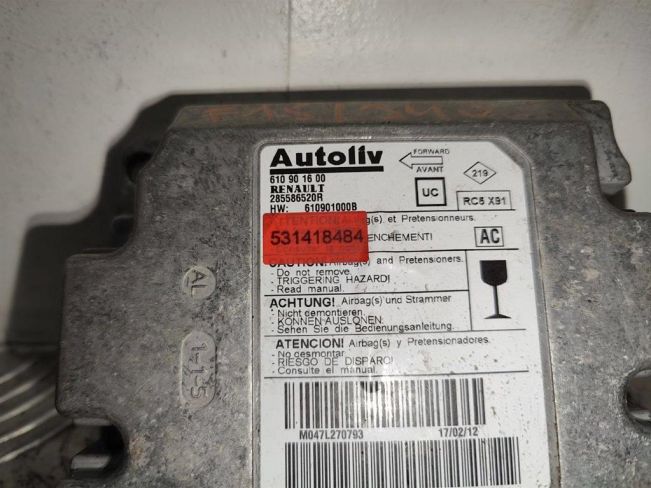 Блок AirBag Renault Laguna 3 (2007-2015)