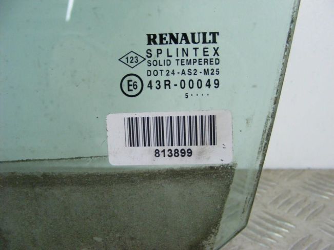 Стекло двери передней левой Renault Scenic 2 (2003-2009)