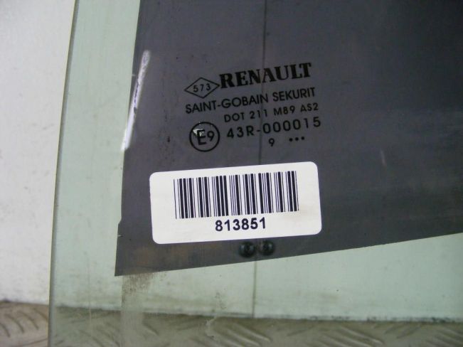 Стекло двери задней левой Renault Megane 3 (2009-2016)