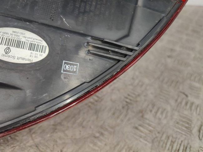 Фонарь задний правый Renault Scenic 4 (2016-2021)