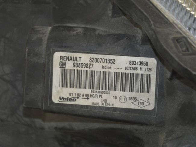 Фара левая Renault Trafic 2 (2006-2015)