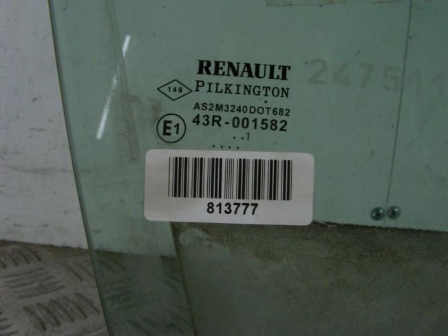 Стекло двери передней правой Renault Laguna 2 (2001-2007)