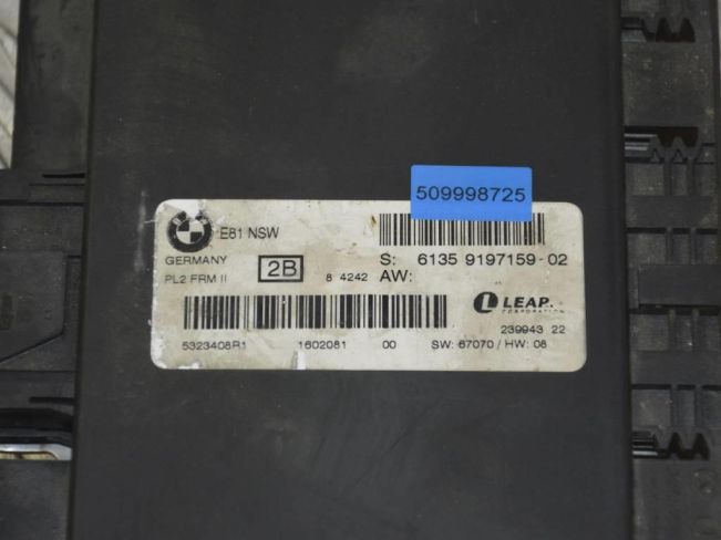 Блок управления светом BMW 1 E87/E81/E82/E88