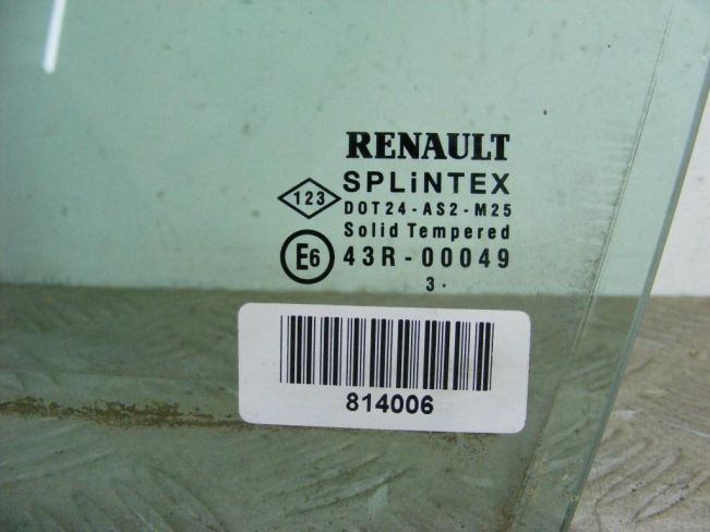 Форточка передняя левая Renault Scenic 2 (2003-2009)