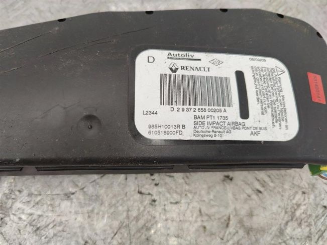 Подушка безопасности боковая (в сиденье) Renault Scenic 3 (2008-2015)