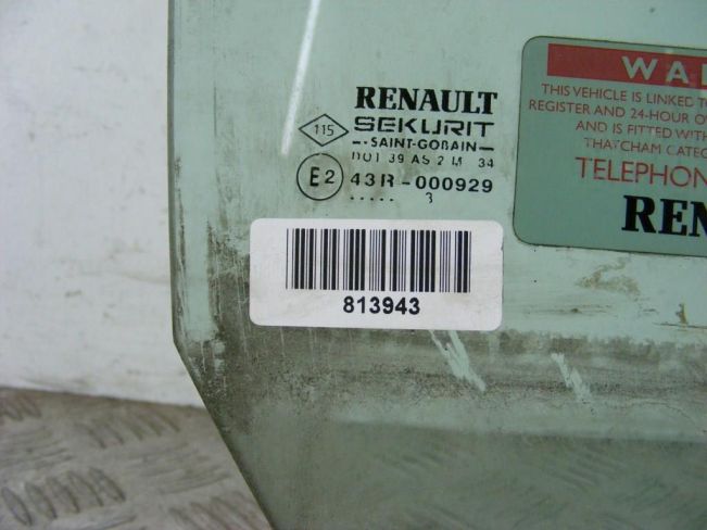 Стекло двери передней правой Renault Espace 4 (2003-2010)