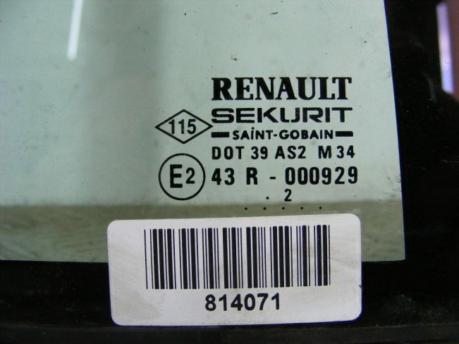 Форточка задняя правая Renault Espace 4 (2003-2010)