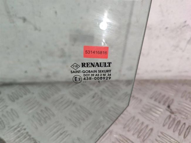 Стекло двери передней левой Renault Espace 4 (2003-2010)