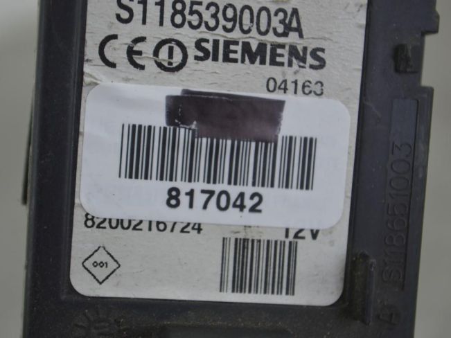 Блок считывания ключ-карты Renault Scenic 2 (2003-2009)