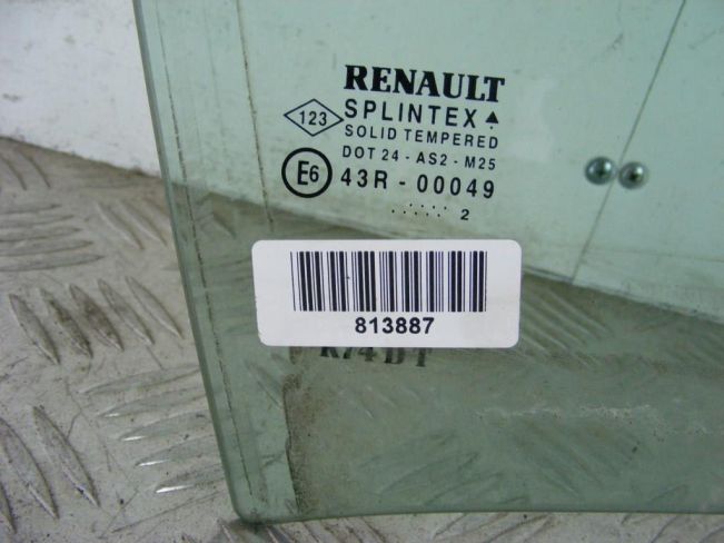 Стекло двери задней правой Renault Laguna 2 (2001-2007)