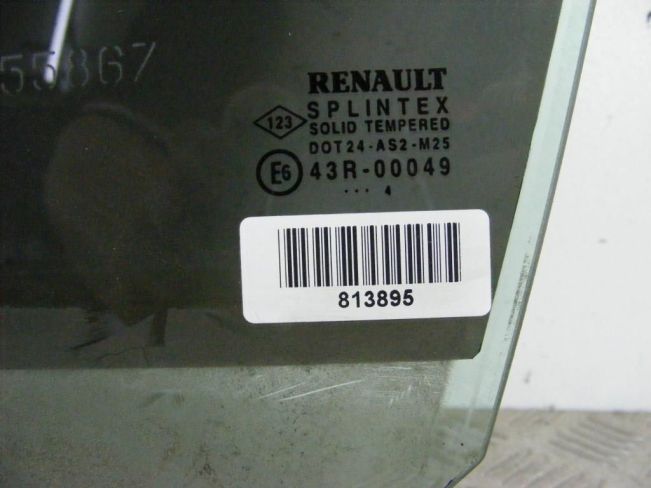Стекло двери передней левой Renault Scenic 2 (2003-2009)