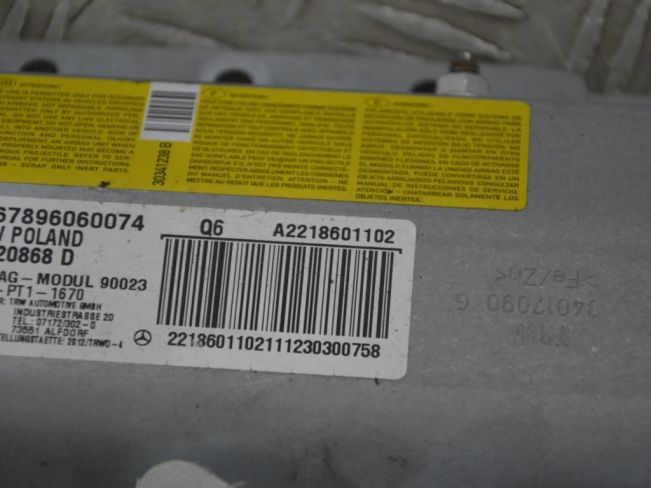 Подушка безопасности коленная Mercedes S W221 (2005-2013)
