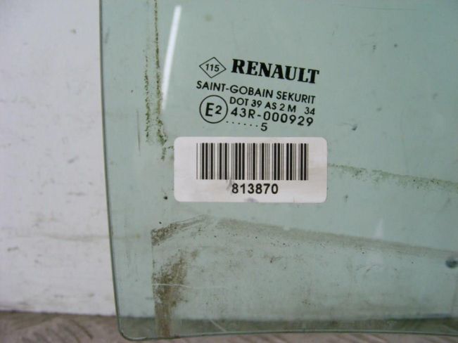 Стекло двери задней правой Renault Laguna 2 (2001-2007)