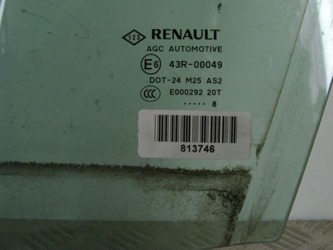 Стекло двери передней левой Renault Laguna 3 (2007-2015)