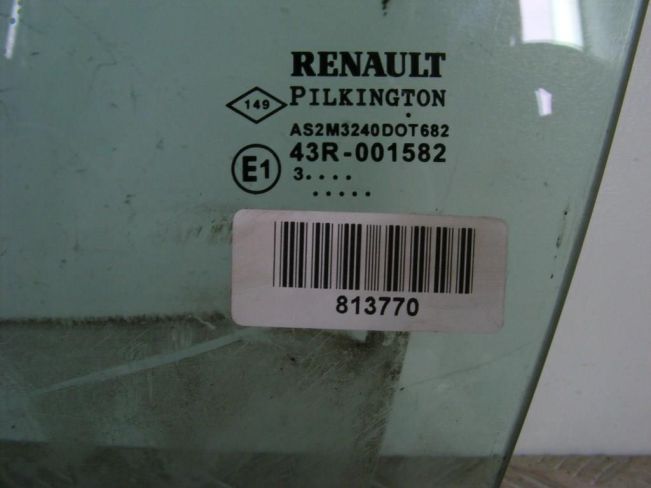 Стекло двери передней левой Renault Laguna 2 (2001-2007)