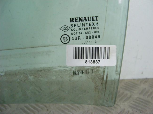 Стекло двери задней левой Renault Laguna 2 (2001-2007)