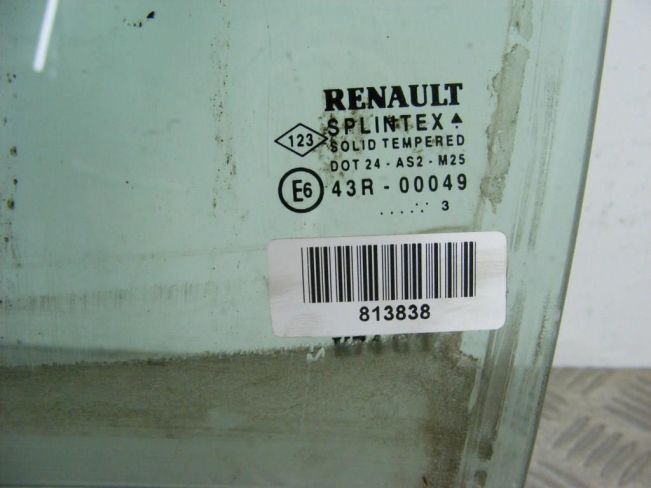 Стекло двери задней левой Renault Laguna 2 (2001-2007)