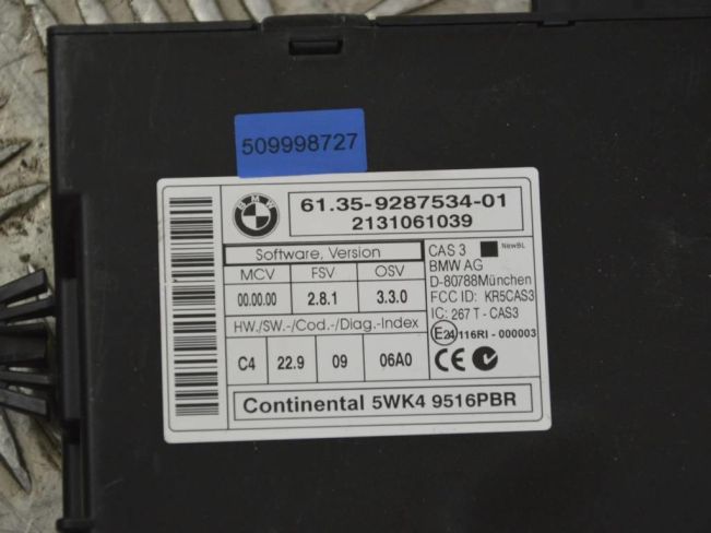 Блок управления CAS BMW X5 E70