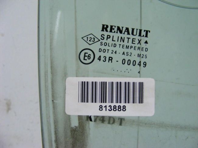 Стекло двери задней правой Renault Laguna 2 (2001-2007)