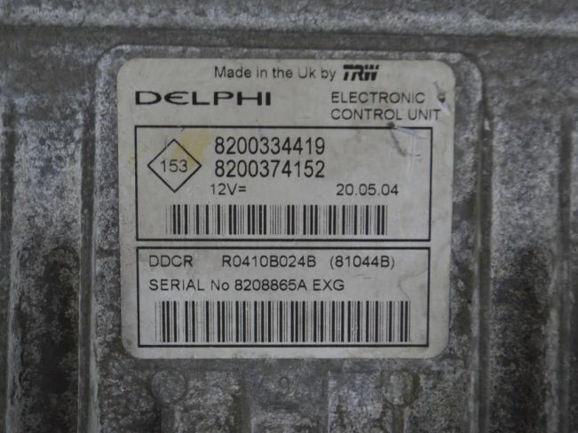 Блок управления двигателем Renault Megane 2 (2002-2008)