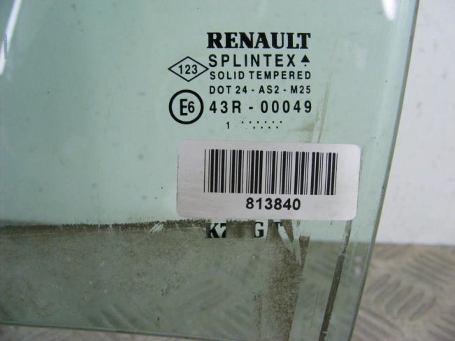 Стекло двери задней левой Renault Laguna 2 (2001-2007)