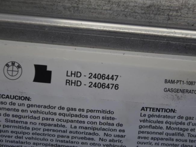 Подушка безопасности пассажира BMW X5 E70