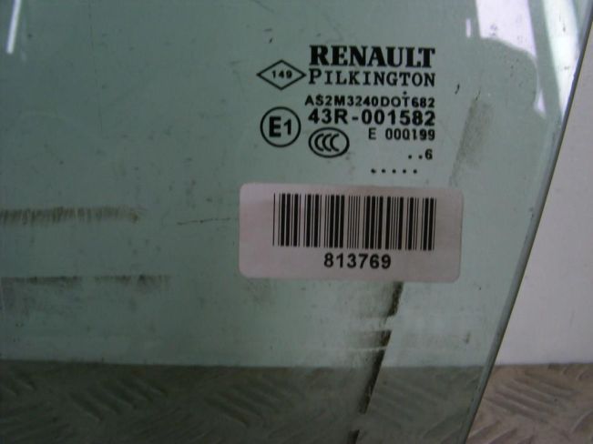 Стекло двери передней левой Renault Laguna 2 (2001-2007)