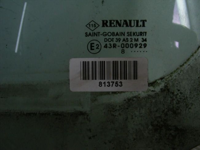 Стекло двери передней левой Renault Kangoo 2 (2007-2019)