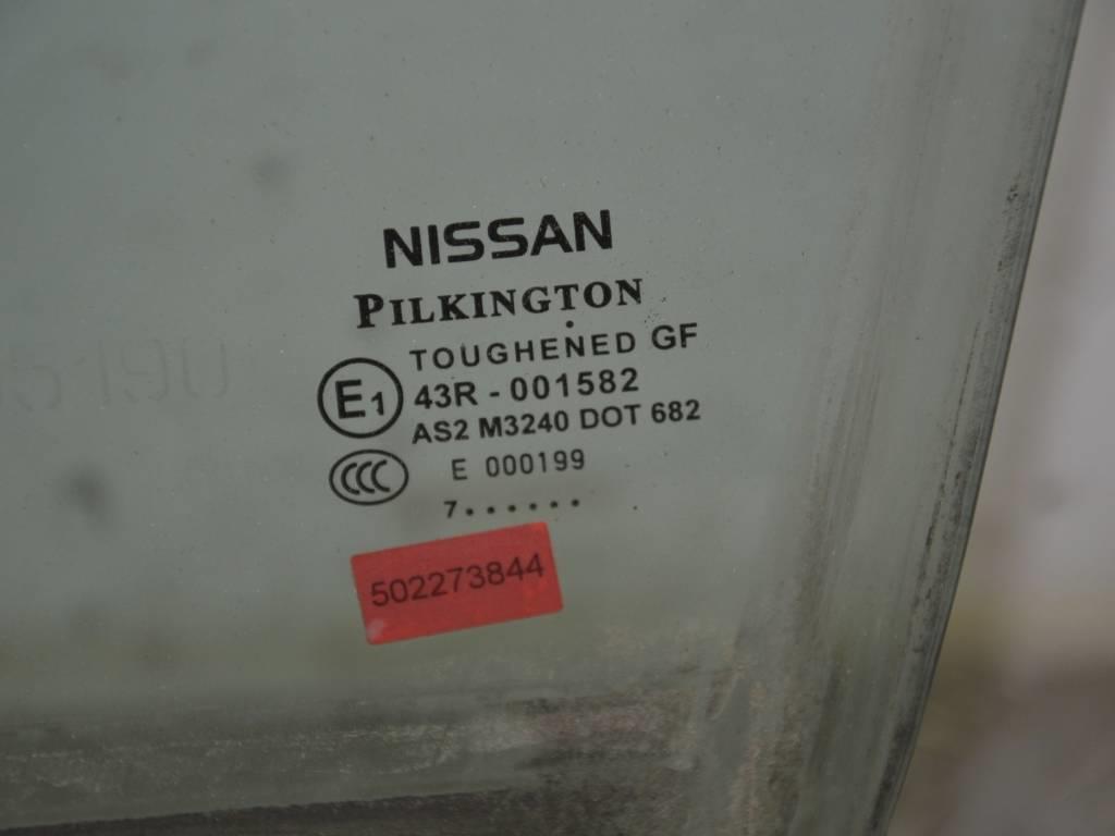 Стекло двери передней левой Nissan Qashqai (J10) (2006-2014)