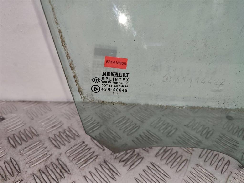 Стекло двери передней правой Renault Scenic 2 (2003-2009)